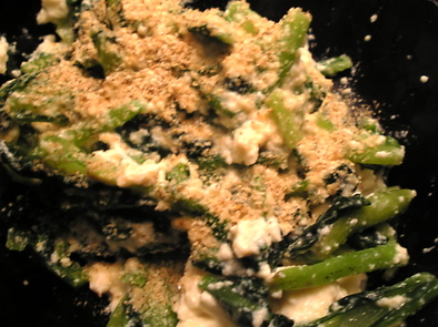 小松菜と味噌の白和えの写真
