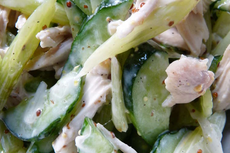 蕗と蒸し鶏のマスタードサラダ レシピ 作り方 By 真さん クックパッド