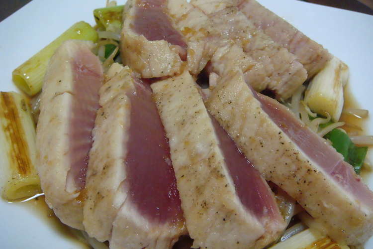 まぐろの刺身で生姜焼 甘辛ダレで レシピ 作り方 By みきえレシピ クックパッド 簡単おいしいみんなのレシピが352万品