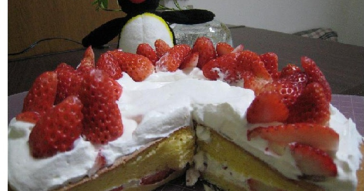 フライパンでショートケーキ★ by おすぎまいこ 【クックパッド】 簡単おいしいみんなのレシピが350万品