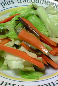 余り野菜の簡単ナンプラー炒め
