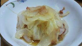 レンジで簡単!新玉ねぎのおかか和え