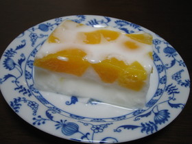 ふるふる!フルーツ牛乳寒天!