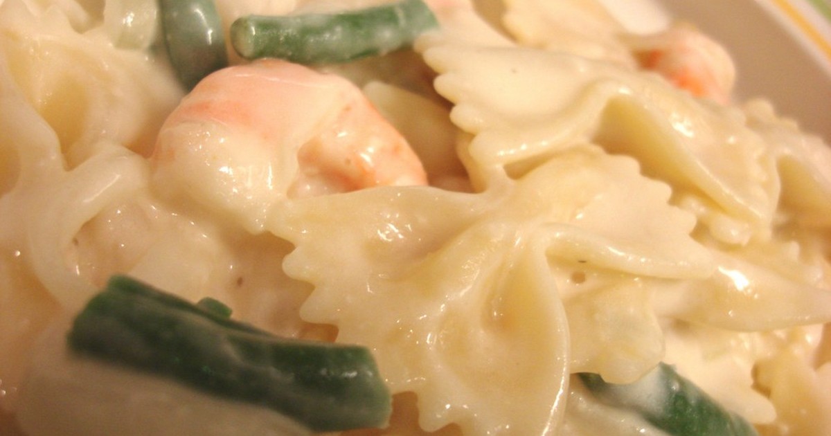 小エビといんげんの豆乳クリームパスタ by うさぱんだレシピ 【クックパッド】 簡単おいしいみんなのレシピが368万品... 