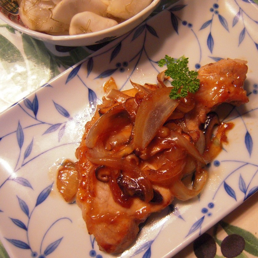 ガーリック味のベイクドポークチョップのレシピ