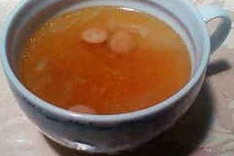 マギーブイヨンでコンソメスープ 彡 レシピ 作り方 By Karikarin クックパッド