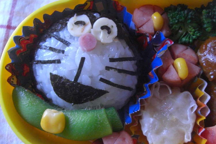 子どもが喜ぶ ドラえもん弁当 キャラ弁 レシピ 作り方 By Ayuci クックパッド 簡単おいしいみんなのレシピが354万品