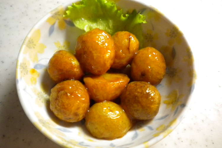 赤ちゃんいもの揚げ味噌煮 レシピ 作り方 By Naomamas クックパッド 簡単おいしいみんなのレシピが370万品