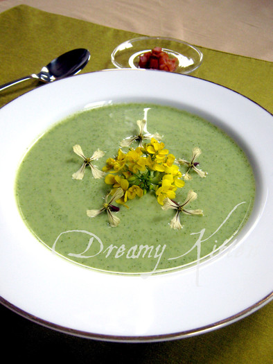 春を味わう✿新緑のスープの写真