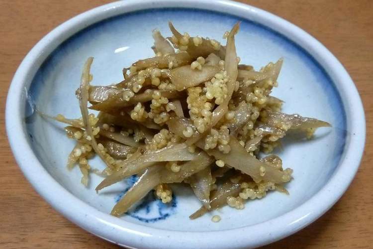 きんぴらゴボウ 変化球 １ レシピ 作り方 By 小麦子 クックパッド 簡単おいしいみんなのレシピが364万品