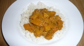 バターナッツ南瓜で本格スリランカカレー