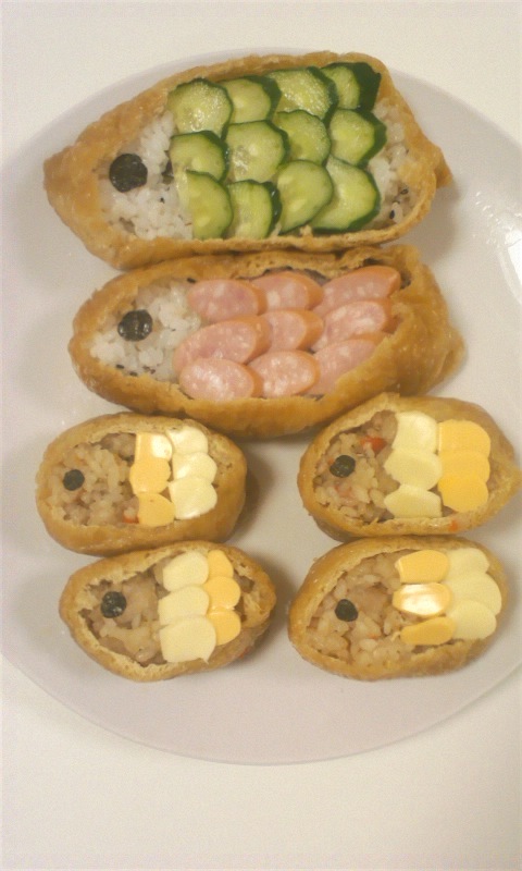 甘辛ふっくら稲荷寿司(＋鯉のぼりver)の画像