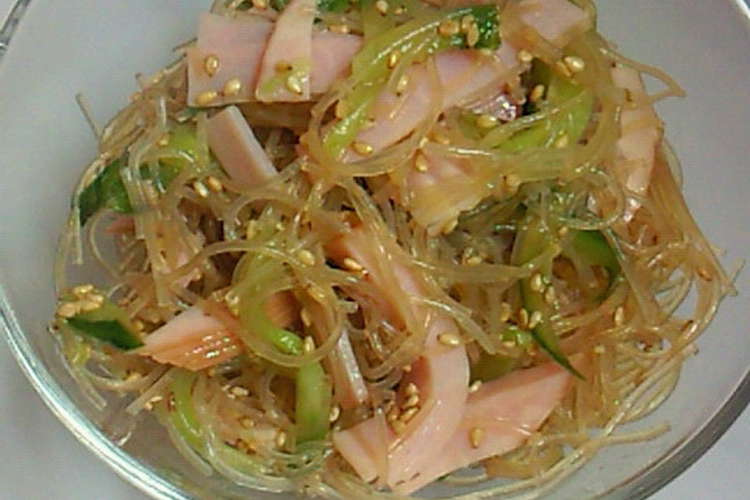 レンジで簡単 春雨サラダ レシピ 作り方 By チョコマダム クックパッド 簡単おいしいみんなのレシピが375万品