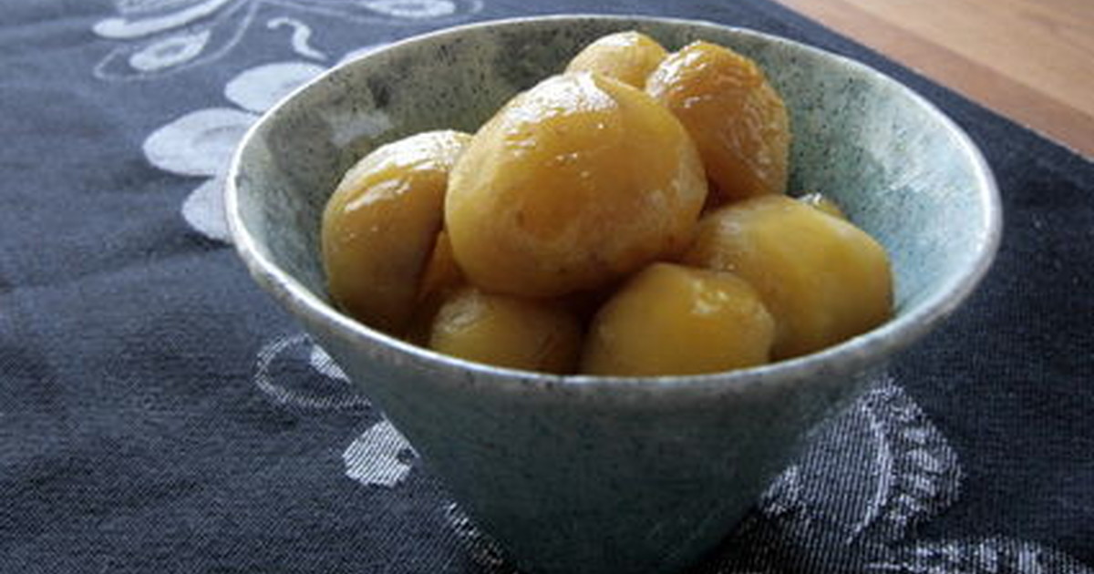 栗の甘露煮 by 27 【クックパッド】 簡単おいしいみんなのレシピが355万品
