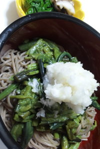 ご飯もいいけど…山菜！わらびおろし蕎麦