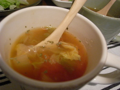 あっさり簡単☆トマトスープの写真