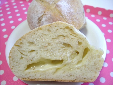 天然酵母のソフトチーズフランスパン♪の写真