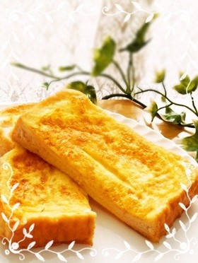 1分で中まで浸透♪フレンチトースト♪