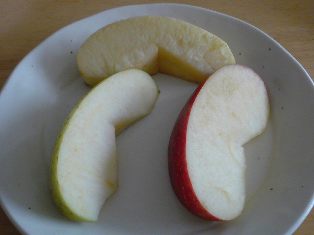 絶対にりんごが変色しない方法の画像