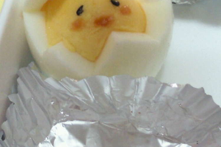 簡単キャラ弁 ゆで玉子でひよこちゃん レシピ 作り方 By いちごみるく クックパッド 簡単おいしいみんなのレシピが367万品