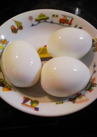美しいゆで卵の作り方＆むき方