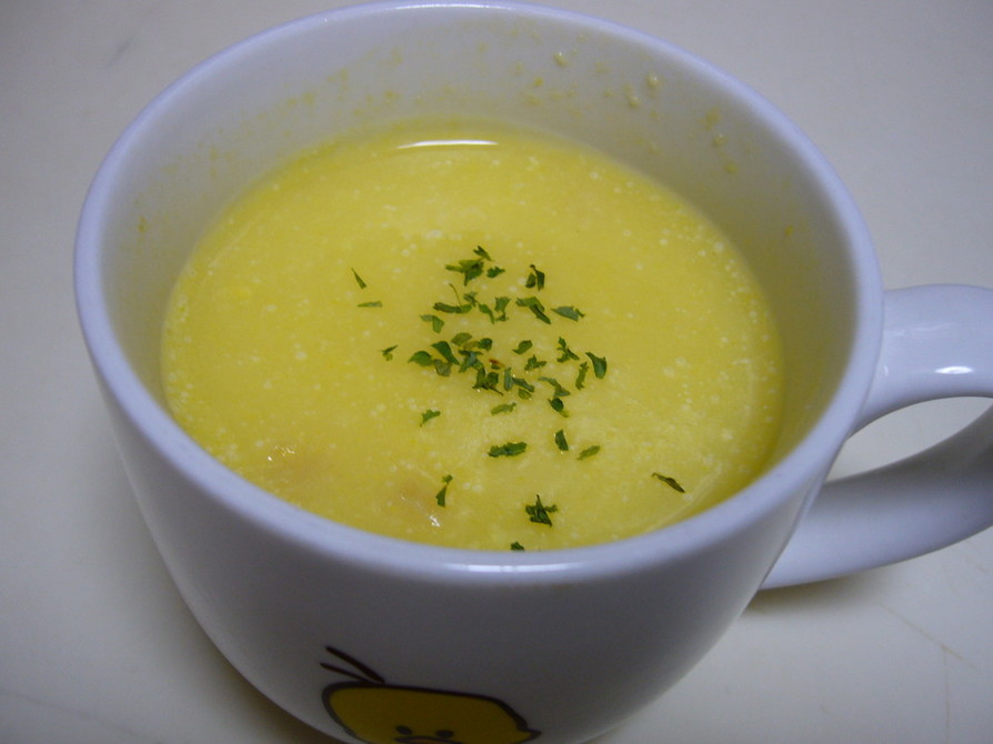 簡単☆コーンクリームのチーズなスープの画像