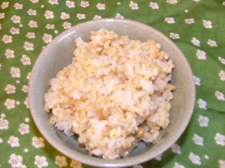 アメリカ　うちの健康発芽玄米ご飯の画像