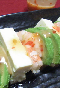 豆腐サラダ～チリマヨソース～
