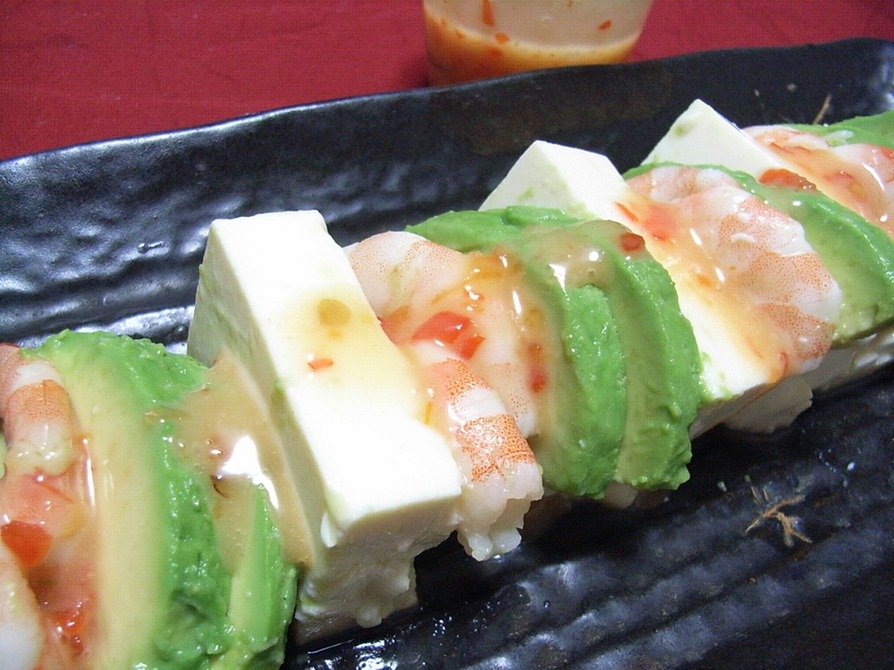 豆腐サラダ～チリマヨソース～の画像