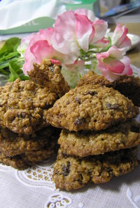 アメリカ✿オートミールクッキー Oatmeal Cookies