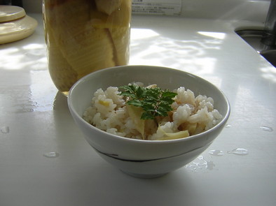 筍ご飯（塩味）の写真