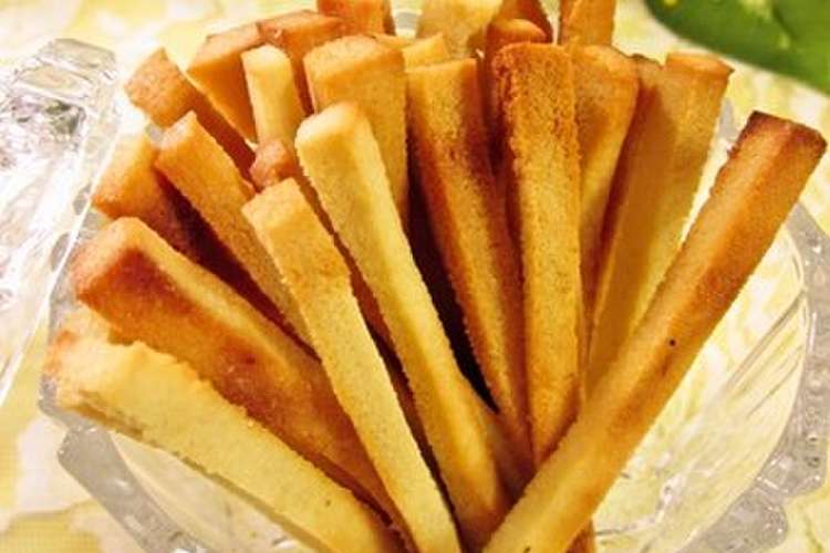 高野豆腐プリッツ はちみつバター風味 レシピ 作り方 By Miyuki12 クックパッド 簡単おいしいみんなのレシピが363万品