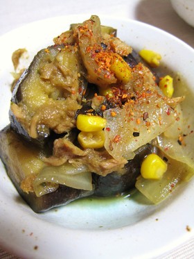 茄子&ツナの和風カレー煮♬