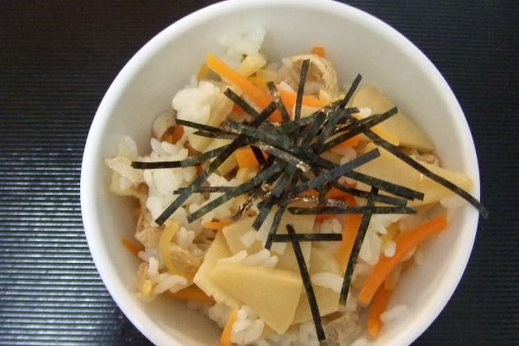 煮物の残りでたけのこご飯 レシピ 作り方 By ぼろちゃん クックパッド 簡単おいしいみんなのレシピが355万品