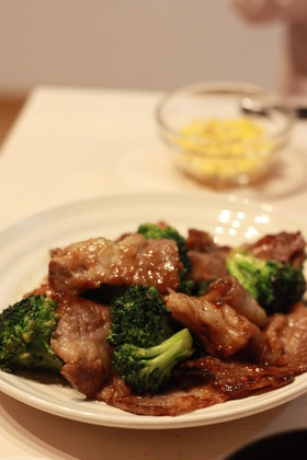 ご飯に合う!牛肉ブロッコリーのオイスター