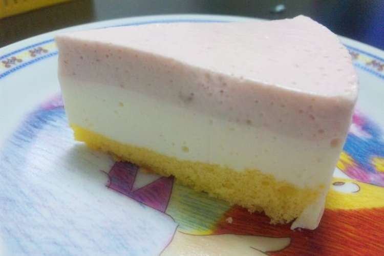 苺のレアチーズケーキ ２層 レシピ 作り方 By みィ クックパッド 簡単おいしいみんなのレシピが359万品