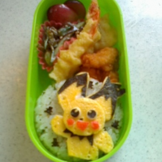 ポケモンのピチュー キャラ弁 レシピ 作り方 By 勇気凛々 クックパッド 簡単おいしいみんなのレシピが357万品