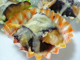 なすのチーズ焼き・お弁当バージョン☆