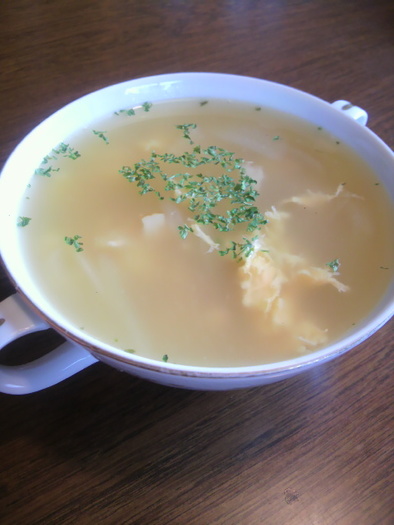 洋風かき玉スープの写真