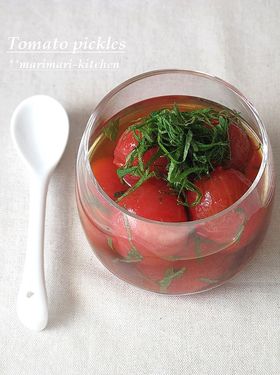 和っ!梅風味♥トマトのピクルス