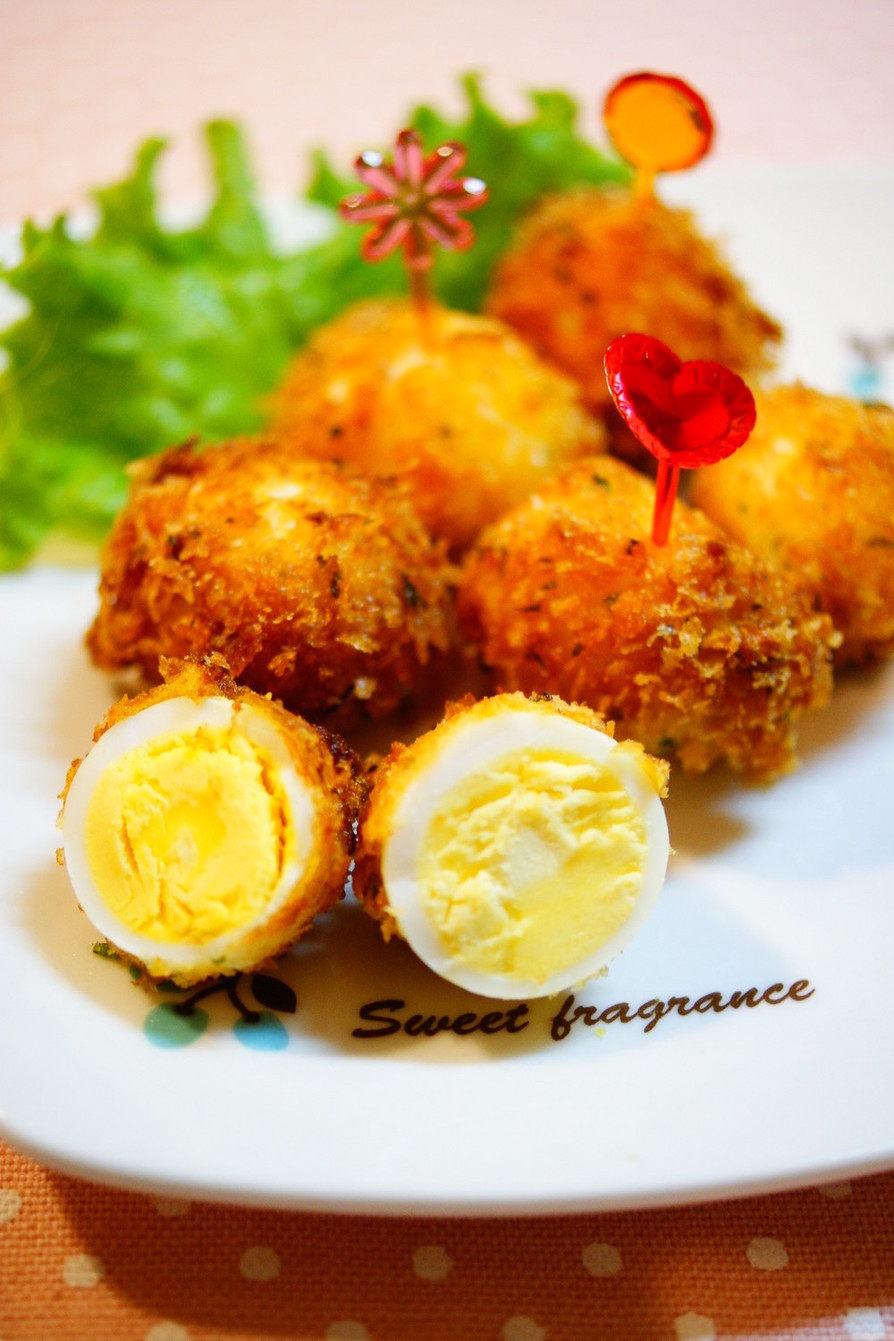 ✿うずら卵のカレー味フライ✿の画像