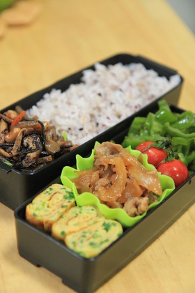 豚丼弁当♪