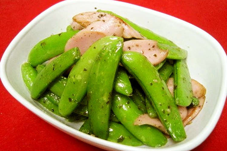 スナップえんどうで 薫り高いバジル炒め レシピ 作り方 By かずちゃん クックパッド 簡単おいしいみんなのレシピが367万品