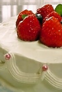 シンプル❤苺のショートケーキ