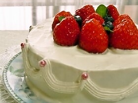 シンプル❤苺のショートケーキの画像