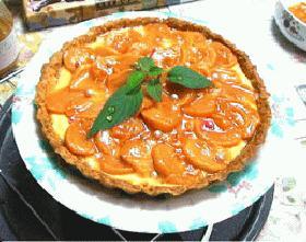 柿の落ち葉タルト