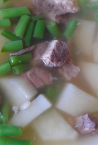 肌プリプリコラーゲン☆牛テールのスープ