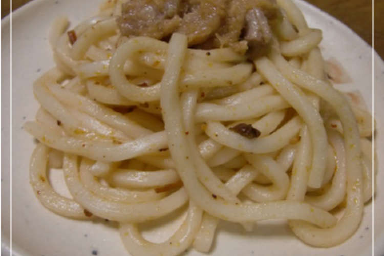 沖縄の伝統料理でアレンジ 油味噌うどん レシピ 作り方 By Cecilmama クックパッド