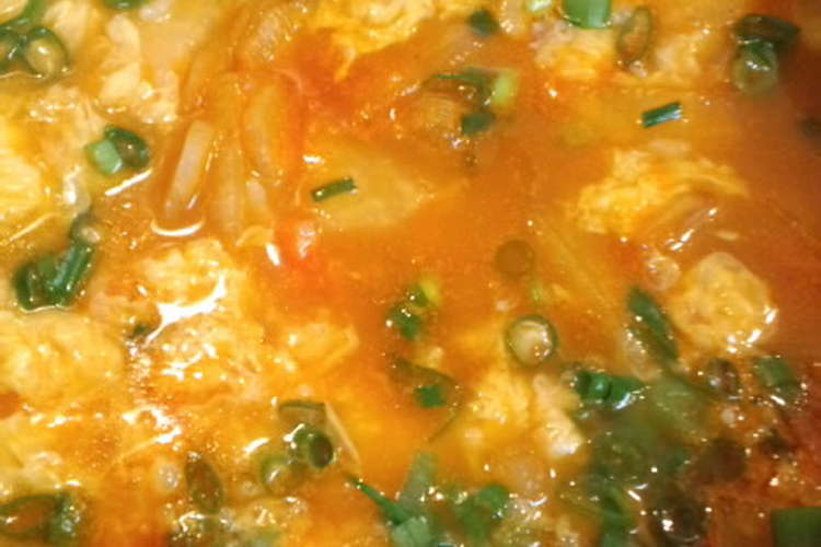 簡単ピリ辛雑炊 コチュジャン入り レシピ 作り方 By ゆめのんみん クックパッド 簡単おいしいみんなのレシピが354万品