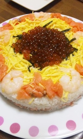 *海鮮ちらし寿司ケーキ*